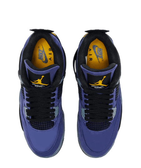 Jordan-(GS) Air Jordan 4 Retro 'Lakers'